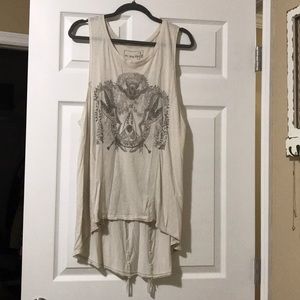 Cream colored Free people tank